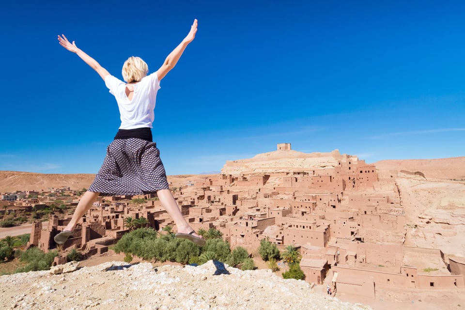 Vue de la kasbah d'Aït-Ben-Haddou